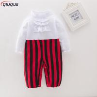 Pirate Captain Cosplay Costume Baby Romper Boys Bodysuits Christmas Fancy Clothes Halloween Costumes Kids Children Jumpsuits