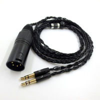 XLR สายหูฟังสำหรับ Hifiman Ananda Sundara Arya D7200 T1 T1II MDR-Z7 Z1R T5P