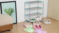 โปรโมชั่น R66 ชั้นวางรองเท้า ชั้นเก็บรองเท้า ชั้นวางรองเท้าสแตนเลส Shoe Rack ที่วางรองเท้า 3-4-5 ชั้น ชั้นวางของอเนกประสงค์ ถูกมาก ตู้รองเท้า ชั้นวางรองเท้า ตู้เก็บรองเท้า ตู้ใส่รองเท้า