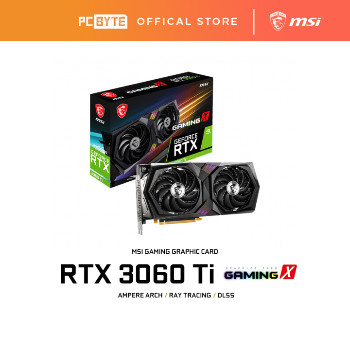 MSI NVIDIA GeForce RTX 3060 Ti GAMING X 8G LHR Video Card | Lazada