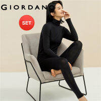 top●Giordano ผู้หญิง G-Warmeสูง เสื้อคอกลม ความร้อน Free Shipping 05511606