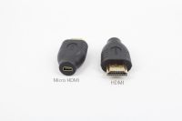 2017 HDMI มาตรฐานอะแดปเตอร์แปลงปลั๊กตัวเมียชนิด A เป็น Micro HDMI ชนิด D แบบสากลสำหรับเดินทาง