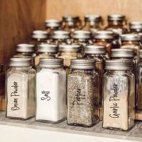 hot！【DT】✁  274pcs Stickers Spice Jars Label Words In And Food Bottle Seasoning Marks Sticker 8 Sheet