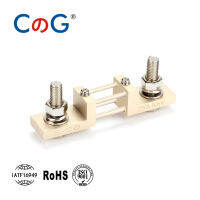 CG FL-2D DIN43703ประเภท Shunt 250A 300A 400A 600A 60mV 100mV ทองเหลือง DIN ตัวต้านทานทองแดง DC Shunts สำหรับการวัดปัจจุบัน