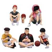 ชุดอะนิเมะ5ชิ้น/ล็อตสแลมดังค์ Hanamichi Sakuragi ตุ๊กตาขยับแขนขาได้ตุ๊กตาของเล่นเพื่อเป็นของขวัญโมเดลเคลื่อนไหวเครื่องประดับรูปแกะสลัก