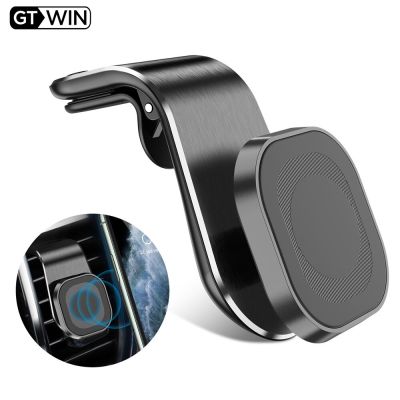 360 Rotate Air Vent Magnetic Car Phone Holder Metal Universal Mobile Cell Phone Stand For Xiaomi Samsung Car GPS Support Mount Car Mounts