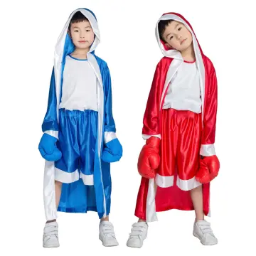 Adult Halloween Costume Boxing Robe with Hood Custom Personalized Cosplay
