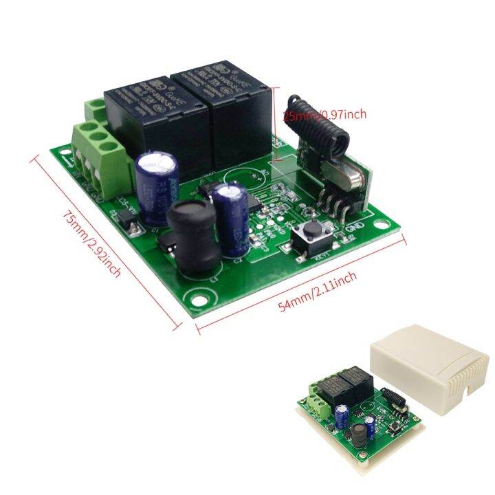 cw-tiktango-5-30v-2ch-with-relay-module-24v-2-delay-433mhz-control-receiver