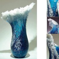 【CC】□  New Arrival Sea Vase Resin Pot Ornament Desktop Room