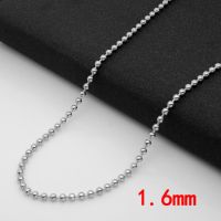 JDY6H 1.6mm-5mm Link Chain Necklaces For Men Stainless Steel Balls Collar Choker Necklaces DIY Long Hip Hop Male Jewelry Wholesale