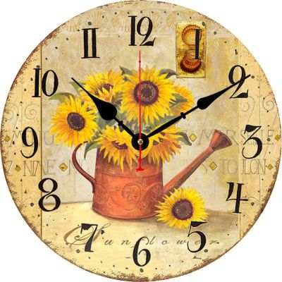 {24อุปกรณ์เสริมสำหรับบ้าน} นาฬิกาแขวนผนัง3D ดอกทานตะวันขนาด16นิ้วดีไซน์ดอกไม้สีเหลืองสำหรับฤดูร้อนใช้แบตเตอรี่ไม่มีเสียงรบกวนนาฬิกาโต๊ะกลมเงียบ