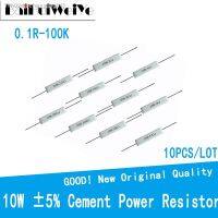 ✠₪❀ 10pcs 10W 5 Cement Resistor Power Resistance 0.1 100K 0.1R 0.5R 10R 50R 10K 0.22 0.33 0.5 1 2 5 8 10 15 20 25 30 100 1K ohm