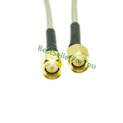 New RG402 SMA Connector Male Plug To SMA Connector Male Plug RF Pigtail Coax Jumper Cable Electrical Connectors