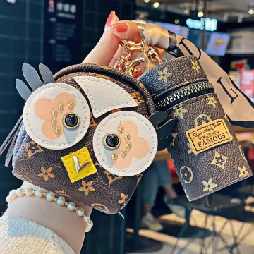 LV Owl Bagcharm /Keychain/ Coin purse, Women's Fashion, Bags & Wallets,  Purses & Pouches on Carousell