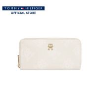 Tommy Hilfiger กระเป๋าสตางค์ผู้หญิง รุ่น AW0AW15143 AA8 - สีขาว