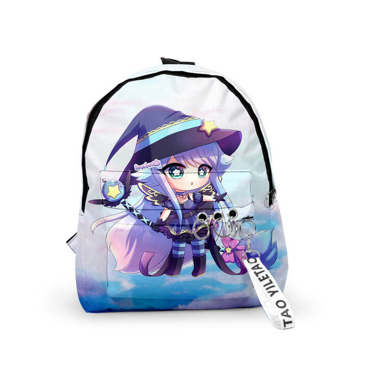 Gacha Life 3d Primary Middle School Students Schoolbag Backpack Oxford