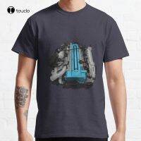 2Jz Gte Engine 2J 2Jz Jzx90 Jzx100 Jxz110 Classic T-Shirt Cotton Tee Shirt Custom Aldult Teen Unisex Digital Printing Tee Shirt