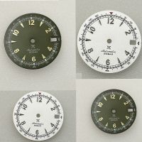 NEW Retro Style Watch Dial 28.5Mm Green Luminous Watch Faces For NH35A 4R35 Movement Watch Accessories NH35 Dial