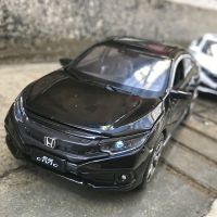 รถรถเก๋งฮอนด้า Civic ขนาดเล็กแบบหล่อจาก1:32โมเดลรถอัลลอย-R JDM รถของเล่นเด็กผู้ชายของขวัญคริสต์มาสสำหรับเด็ก