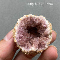 100 ธรรมชาติอาร์เจนตินาเดิมแร่ดิบผง Geode แร่คริสตัลคริสตัลตัวอย่างหิน