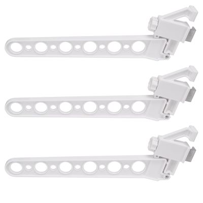 3PCS Portable Drying Rack All-In-One Clothesline RV Camping Trailer Accessories Without Drilling