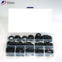 DISSO 580Pcs M2 M2.5 M3 M4 M5 M6 M8 M10 M12 วงแหวนแบน เหล็กคาร์บอนสตีล 9ขนาด วงแหวนสำหรับสกรู แหวนรองสีดำ เครื่องซักผ้าคละแบบ เครื่องใช้ในครัวเรือน