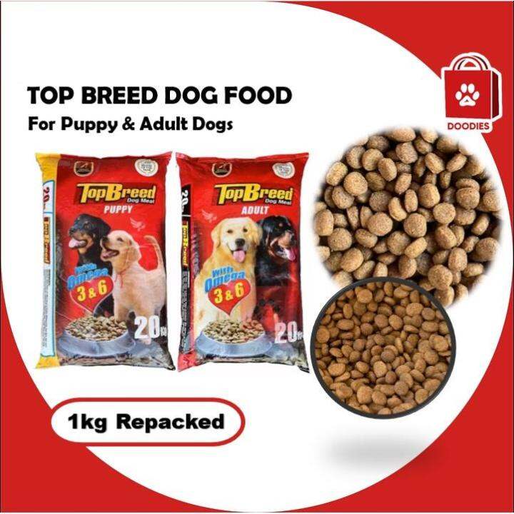 Top Breed Puppy and Adult Dog Food 1kg Lazada PH