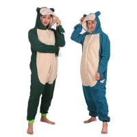 New Animal Kigurumi Snorlax Onesie Pajama Cartoon Costume halloween Party Jumpsuits Suit Suit Women Men winter Sleepwear