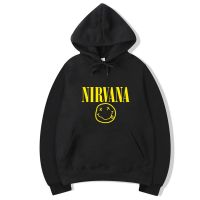 เสื้อกันหนาว มีฮู้ด ผ้าฝ้าย ลาย Nirvana Hombre Fall Rock เหมาะกับฤดูใบไม้ผลิ และฤดูใบไม้ร่วง ของขวัญคริสต์มาส สําหรับผู้ชาย