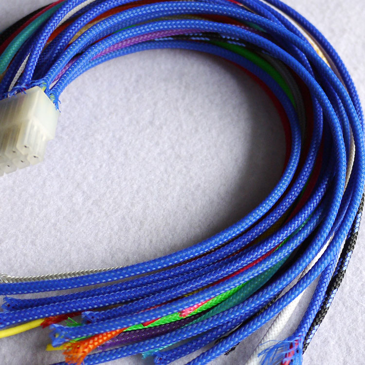 3mm~25mm White Tight Braided PET Expandable Sleeving Cable Wire Sheath lot 