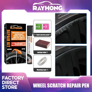 1set Car Wheel Scratch Repair Pen Auto Rim Dent Scratch Surface