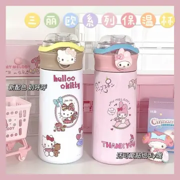 320ml 11oz Cat Ears Double Wall Hot Water Stainless Steel Thermos Bottle