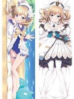 (ปลอกหมอนเท่านั้น) ปลอกหมอนเครื่องแต่งกายอำพราง Barbara Dakimakura ผลกระทบ2WAY/WT Genshin น่ารักน่ากอดหมอนรองขาสำหรับออกกำลังกายบ้านปลอกหมอนยาว Okatu