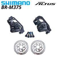 Shimano BR-M375วิศวกรรมดิสก์เบรกคาลิปเปอร์สำหรับ Acera Alivio Deore ด้วยแผ่นเรซิน M375คาลิปเปอร์ Wn G3 RT30 RT26โรเตอร์