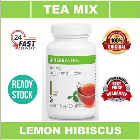 NEW PACKAGING ! Herbalife Tea Mix Lemon & Hibiscus Teamix 51g (Exp 2024 ...