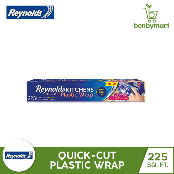 Reynolds Kitchens Plastic Wrap Quick Cut Build-In Slide Cutter 225