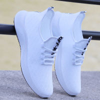 Mens Shoes Summer Breathable Mesh Sneakers Men Running Casual Sports Shoes Hollow White Shoes  New Tenis Masculino