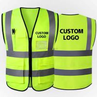 Good quality lowprice High visibility safety vest reflective vest factory direct sales security vest Customizable free printing