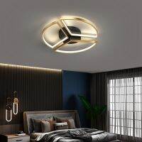 [COD] Bedroom simple modern led ceiling round fashion restaurant room lamps warm romantic creativity