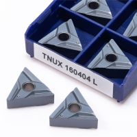 10pcs TNUX160404L NN LT10 เม็ดมีดกลึงภายนอกดั้งเดิม TNUX 160404 L เครื่องกลึงคุณภาพใบมีดโลหะผสมแข็งเครื่องมือ