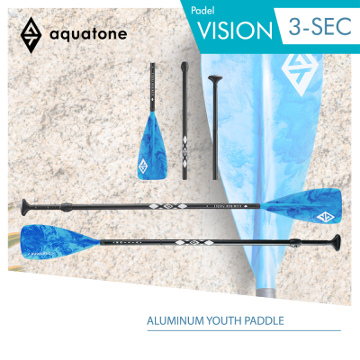 Aquatone Vision Aluminum Youth Paddle ไม้พายเด็ก ไม้พายสำหรับบอร์ดยืนพาย หรือ เรือยาง isup stand up paddle board