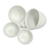 ชุดถ้วยตวงพลาสติก รุ่น SJS-008 แพ็ค 4 ชิ้น / Plastic Food Powder Measuring Cup 4 pcs.