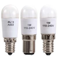 IQXHTW หลอด Led LED ประหยัดพลังงาน0.7W 220V ไฟเย็บหลอดไฟอุปกรณ์เย็บผ้าในสกรูแบบสากลไฟ LED