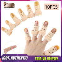 10 Pcs Finger Splint Malletที่รองรับนิ้วปรับ5ขนาดพลาสติกที่รองรับนิ้วProtector