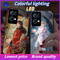 MG ไฟโทรไฟสีสันสดใสแก้ว LED สำหรับ iPhone เคสโทรศัพท์14Promax 14Plus 13 13Pro 13Promax 12ProMax 11สำหรับเคสโทรศัพท์ไอโฟน7Plus 8Plus XR XS X XSMAX 11ProMax 11pro 12 12pro 7 8ผู้ชาย