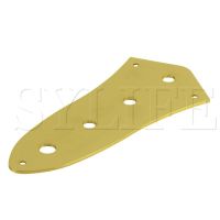 JB Control Plate Guitar Blank Metal Contol Plate Golden Color for Jazz Bass Guitar Replacement