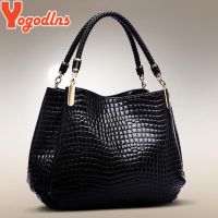 [Baozhihui]Yogodlns Women 39; S Bag Luxury High Quality Classic Crocodile Pattern Handbag Brand Designer Large Capacity Shoulder Messenger Bag