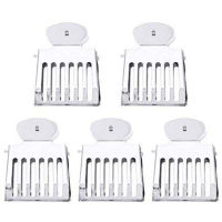 5PCS Stainless Steel Bee Queen Catcher Clips Cage Queen Catching Tool Beekeeping Equipment Supplies (5)