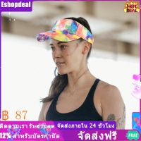 Eshopdeal【New】 Visor Cap หมวกบังแดดปรับได้ หมวกเทนนิส แอธเลติก หมวกไวเซอร์กีฬาสำหรับผู้หญิง