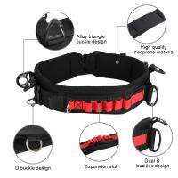 NEW Camera Waist Belt Multifunctional Bundle Waistband Strap Belt with Hook Photography Belt Backpack Belt for SLRDSLR Cameras